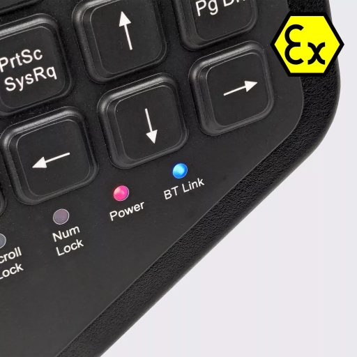 Armadex BT-Key-02 robbanásbiztos (ATEX) számítógép billentyűzet